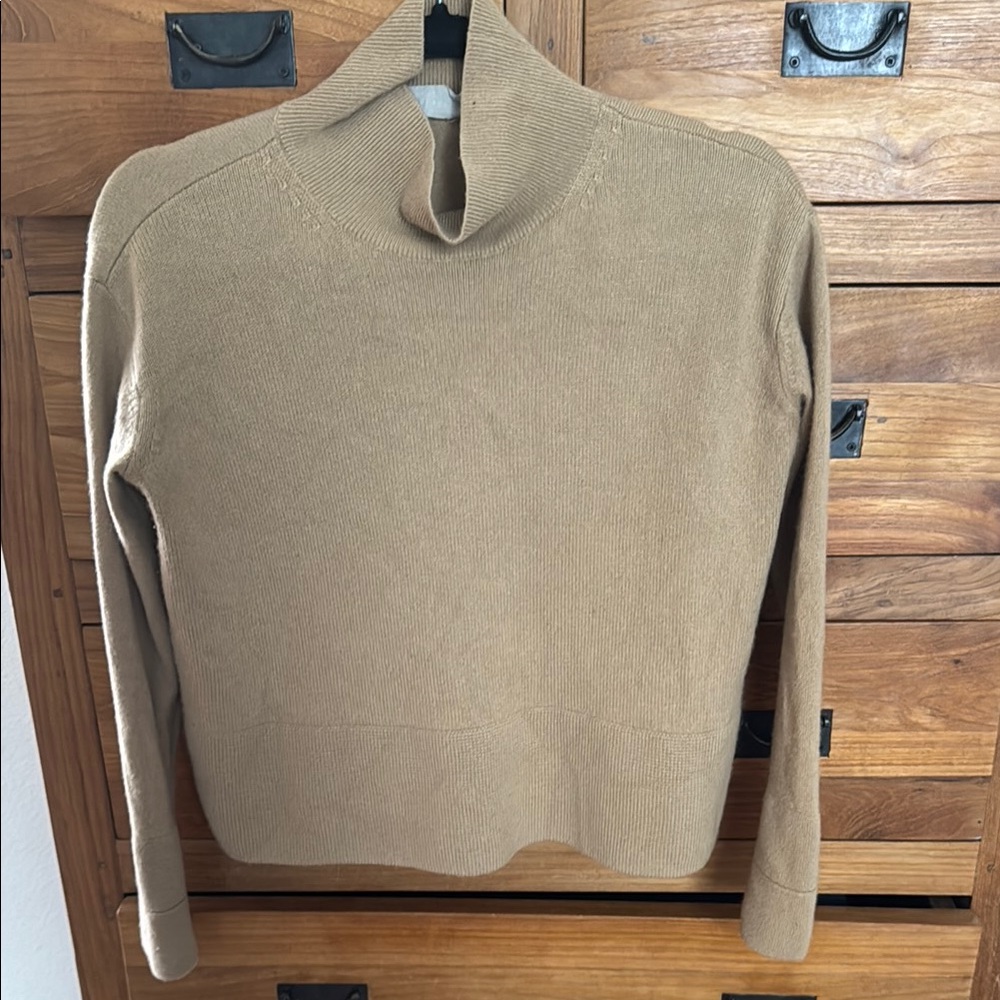 Everlane Cashmere Sweater in Camel